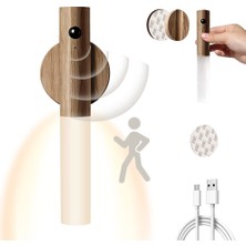 Worlude Duvar Lambası, Şarj Edilebilir, Usb, Anahtarlı, Kablosuz Iç Mekan Duvar Lambası, Hareket Dedektörlü,
