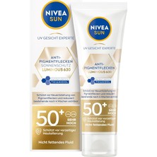 Nivea Sun LUMINOUS630 Leke Karşıtı Güneş Koruyucu Yüz Kremi 40 Ml, SPF50, Hyalüronik Asit, E Vitamin