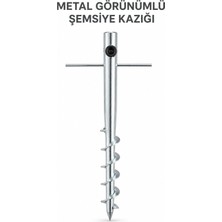 Düvenci Metal Görünümlü Şemsiye Kazığı 46 cm / 25 M Çap