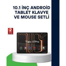 ALK 10.1 Inç Android Tablet Klavye ve Mouse Setli 5g Destekli - Lisinya