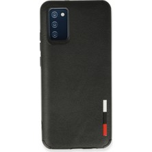 Bezos Galaxy A03S Kılıf Loop Deri Silikon - Siyah