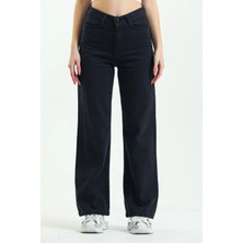 Shevega Siyah Bol Paça Salaş Wide Leg Jeans