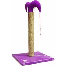 Bezos Ince Kedi Tırmalama Tahtası 50 cm Mor