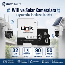 RMZTECH 32 GB Hafıza Kartı Wifi ve Solar Kameralar Için U3
