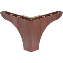 CATEKSSS 10 cm Bellona Ayak Ahşap (1 Adet)