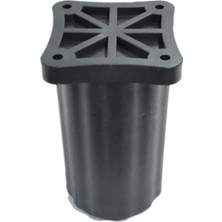CATEKSSS 9-15 cm Ayarlı Desenli Plastik Kanepe Koltuk Baza Orta Ayağı Siyah (1 Adet)