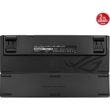 Biosis Asus Rog Strix Scope Iı 96 Wireless Nx Snow White - 96% Rgb Mekanik Gaming Klavye - Tri-Mode 2.4ghz/bt/usb