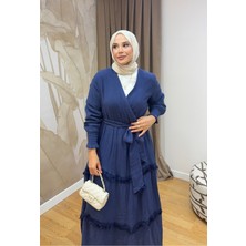 Salisburys Molly Nelly Kadın Püsküllü Muslin Kuşaklı Elbise