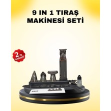 ALK 9’u 1 Arada Bakım Seti Güçlü Motorlu Saç Sakal Burun Kulak Trimmer - Lisinya