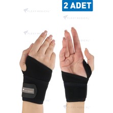 Flexy Medical El Bilek Bandajı, Bilek Desteği, Ayarlanabilir Bileklik, Spor Bilekliği, Elastik Bilek Bandı, El Bileği Koruyucu, Günlük Kullanım, Sağ ve Sol El Uyumlu