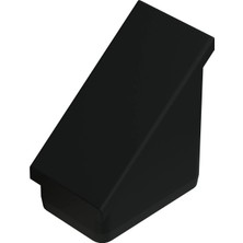 CATEKSSS 40X60 mm 50 Dereceli Iç Profil Tapası Siyah (1 Adet)