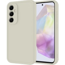 Bezos Galaxy A56 Kılıf Viera Silikon - Krem