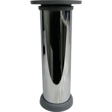 CATEKSSS Seres Vidalı Metal Ayak 15 cm Krom RAL7035 (1 Adet)