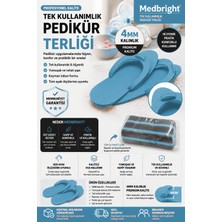 Medbright Premium Pedikür Terliği 100 Adet 4mm Kalınlık
