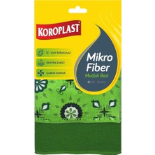 Koroplast Mikrofiber Mutfak Bezi 2'li Set, Hızlı Kuruyan Uzun Ömürlü Mikrofiber Temizlik Bezi Seti,