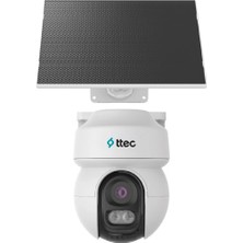 Ttec SLR-3330S-MH/SL-4G 3mp 4mm 4g Solar Ptz Güvenlik Kamerası + Kesintisiz Enerji ve Kablosuz Izleme