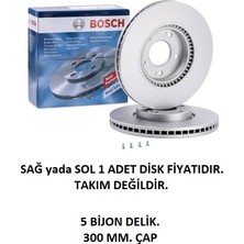 Ön Fren Diski Tucson Jm Sonata 5 İX35 I40 Sportage 2-3 Optima Carens 4  0986479C51 Bosch 1 Adet Disk