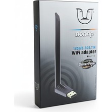 Şara Bilişim Nonap W116 Tv Uydu Cihazları Pc 150MBPS Wireless Antenli Wifi Adaptör