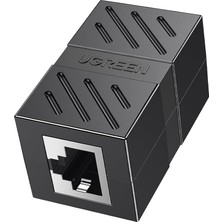 Ugreen RJ45 Cat6 Cat7 Cat8 Ethernet Kablo Uzatma Aparatı Siyah