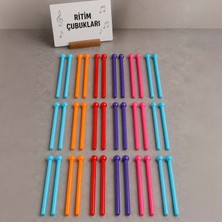 Midex TFK-23-18X Örf Aletleri Seti Davul Tokmağı 23 cm Ritim Çubuğu Paketi Karbon Fiber Toptan Paket-2 (18 Çift)