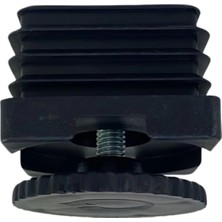 CATEKSSS 50X50 mm Kademeli Gizli Ayarlı Profil Pab. Siyah (1 Adet)