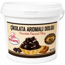 Ovalette Süsleme ve Kaplama Için Çikolata Aromalı Bitkisel Dolgu 6 kg