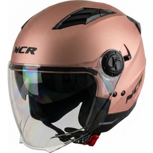 Ncr Air Çenesiz Kask Rose Gold (Ece Belgeli)