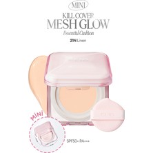 Clio Nemli Bitiş Sunan Clıo Kill Cover Mesh Glow Essential Cushion Mini (21N Linen) SPF50+ Pa++++