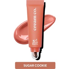 Cream Co. 3in1 Lip Balm 403 | Nemlendirici Parlatıcı Dudak Bakım | Bej Kurabiye | Hyaluronik Asit Seramid