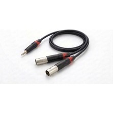 Pawer 2* Xlr Dişi - 3.5mm Stereo Kablo 5 Metre