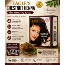 Bezos Chestnut Henna Hint Kınası Saç Boyası Kestane Renk 6’lı Kutu Doğal Görünümlü Saç Boyası