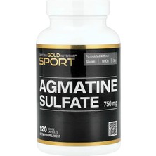 California Gold Nutrition, Agmatine Sulfate, 750 Mg, 120 Veggie Capsules