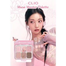 Clio Yumuşak Dokulu & Blur Etkili, 6’lı Far Paleti Clıo Muse Master Palette (01 Blossom Stitch)