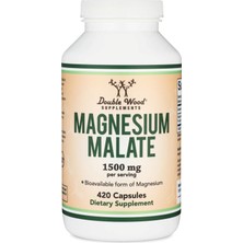Double Wood Magnesium Malate (Ösg Özel Sporcu Gıdaları) 1500MG 420 Capsul.43.