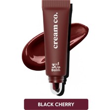 Cream Co. Nemlendirici Parlatıcı 3in1 Lip Balm | Dudak Bakım | Black Cherry Bordo | Hyaluronik Asit Seramid