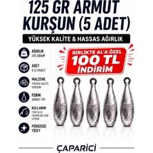 Çaparici 125 gr Armut Dip Kurşunu 5 Adet Nazar Için Kurşun Kolay Eriyen Kurşun