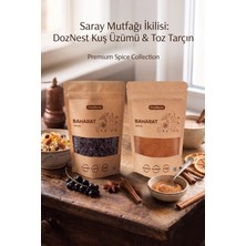 Doznest Saray Mutfağı Ikilisi: Kuş Üzümü 1 kg ve Toz Tarçın 1 kg