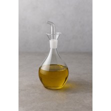 Leylart 900 ml Borosilikat Tombul Cam Yağdanlık – Damlatmaz Yağlık / Sirkelik