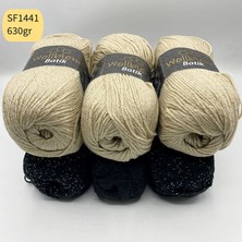 Oxford İplik Stok Fazlası 6'lı Paket 630GR Simli Akrilik Mix SF1441