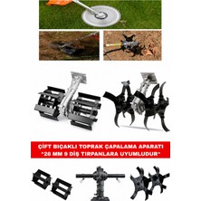 Öm-ka Royal Benzinli Tırpan 2 Adet Toprak Çapalama Aparatı 26X9
