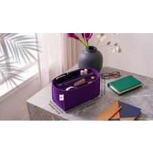 Marjinal W Club Altı Bolmelı Clutch Cantalı Organızer Mor Renk 28 x 15 x 12 Olculudur ( Uzunluk x Yukseklık x Genıslık)