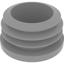 CATEKSSS 32 mm Boru Için Kademeli Içe Geçme Boru Tapası, Boru Kapak, Boru Tapa RAL7035 (1 Adet)
