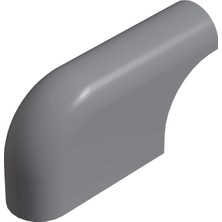 CATEKSSS 20X40 mm Elips Izgara Pabuç RAL7035 (2 Adet)