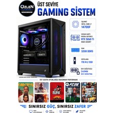Özlen XL30 İ7 14700F RTX 5060 Tİ 8GB 32GB DDR5 RAM 1TB M.2 SSD Üst Seviye Oyuncu Bilgisayarı