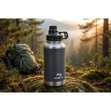 Dometic Kampa Dometic THRM90 Slate Çelik Termos 900 ml Koyu Gri