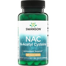 Swanson Ncysteine 600 Mg 100 Kapsül Antioksidan Destek