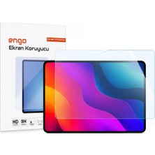 Engo Casper PAD M10 Pro İle Uyumlu Ekran Koruyucu 12.2 İnç 9H Kırılmaz Esnek Nano Cam, Çizilmeye Ve Darbeye Dayanıklı Koruma, HD Şeffaf