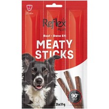 Bezos Meaty Sticks Biftekli Tahılsız Köpek Ödül Çubuğu 3X11 gr