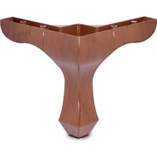 CATEKSSS 14 cm Lükens Ayak Ahşap Eko (1 Adet)
