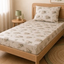 Shules Collection Koala Desenli %100 Pamuk Poplin Bebek ve Çocuk Düz Çarşaf Seti 100X200 cm – Yastık Kılıflı